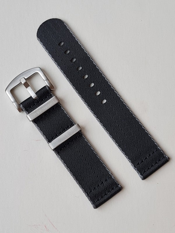 Nylon Armband zweiteilig Farbe schwarz