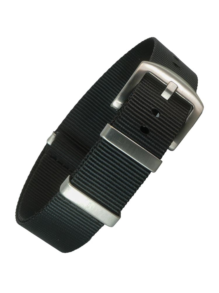 NATO Strap Farbe schwarz verkürzt