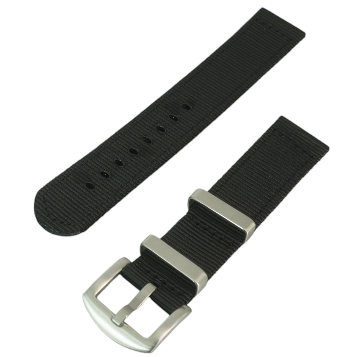 Nylon Armband zweiteilig Farbe schwarz