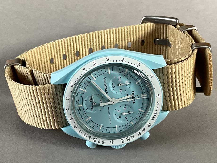 NATO Strap - textiles Uhrenarmband für Uhren Watch strap Moonswatch