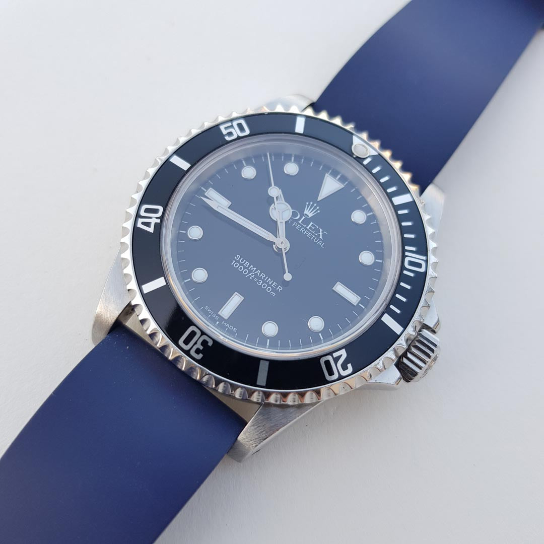 NATO Strap - textiles Uhrenarmband mit einer Uhr Rolex