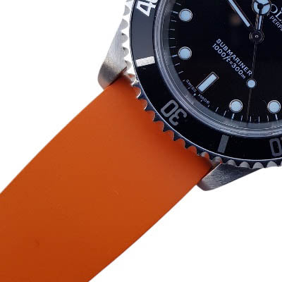 Rubber Strap Uhrenarmband Material FKM Rubber