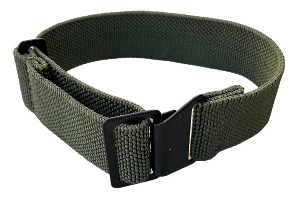 Stretch Uhrenarmband mit Spangenschliesse aus mattierten Edelstahl - Parachute Strap