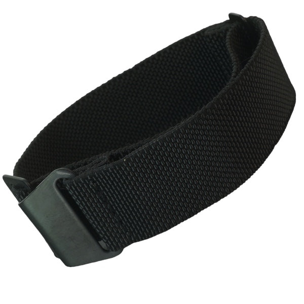 Stretch Uhrenarmband mit Spangenschliesse aus mattierten Edelstahl - Parachute Strap