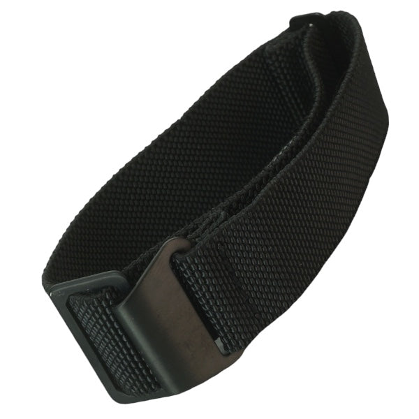 Stretch Uhrenarmband mit Spangenschliesse aus mattierten Edelstahl - Parachute Strap