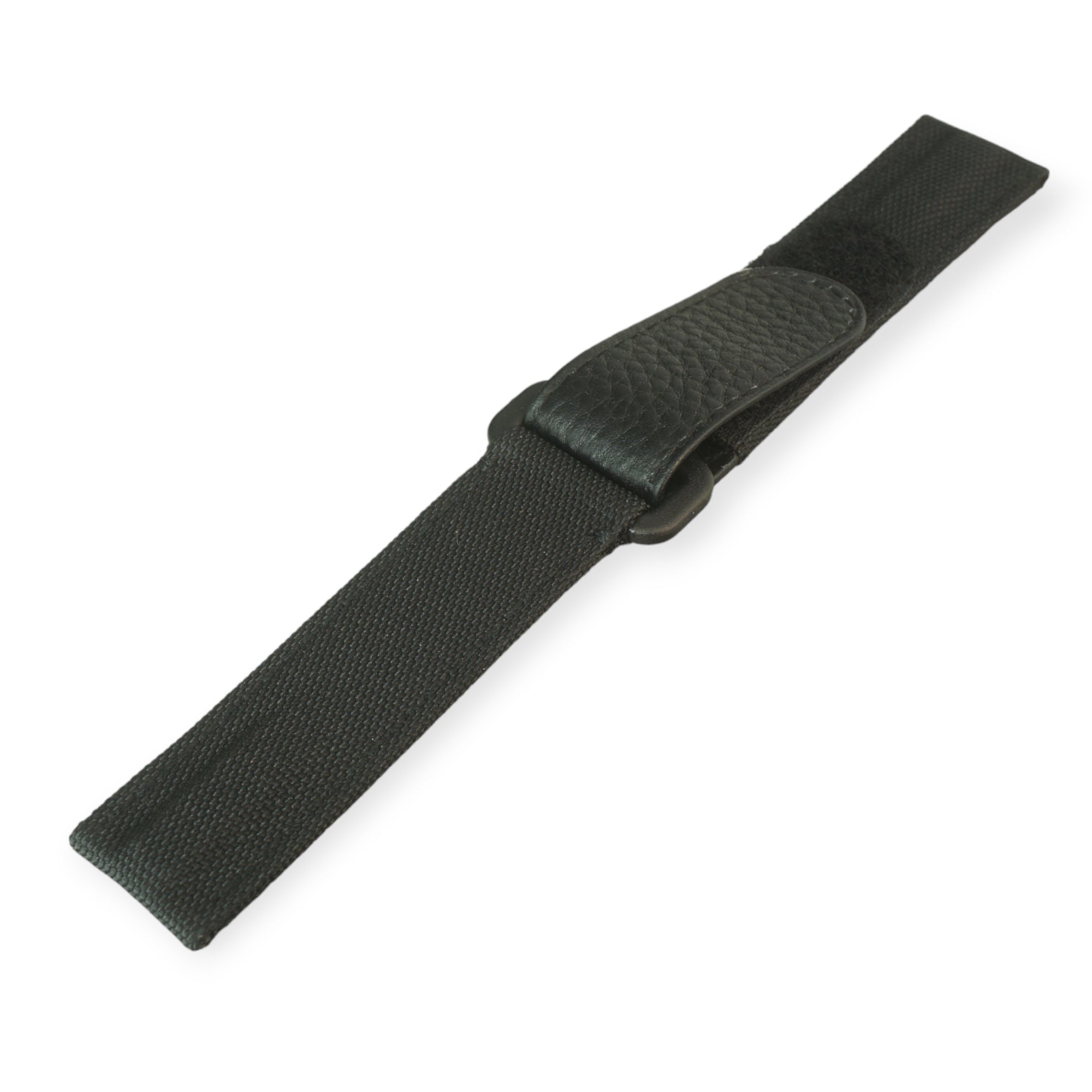 Velcro Strap – schwarz Nylon-Uhrenarmband mit Klettverschluss